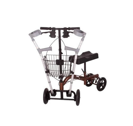 Knee Scooter with Crutches Holder